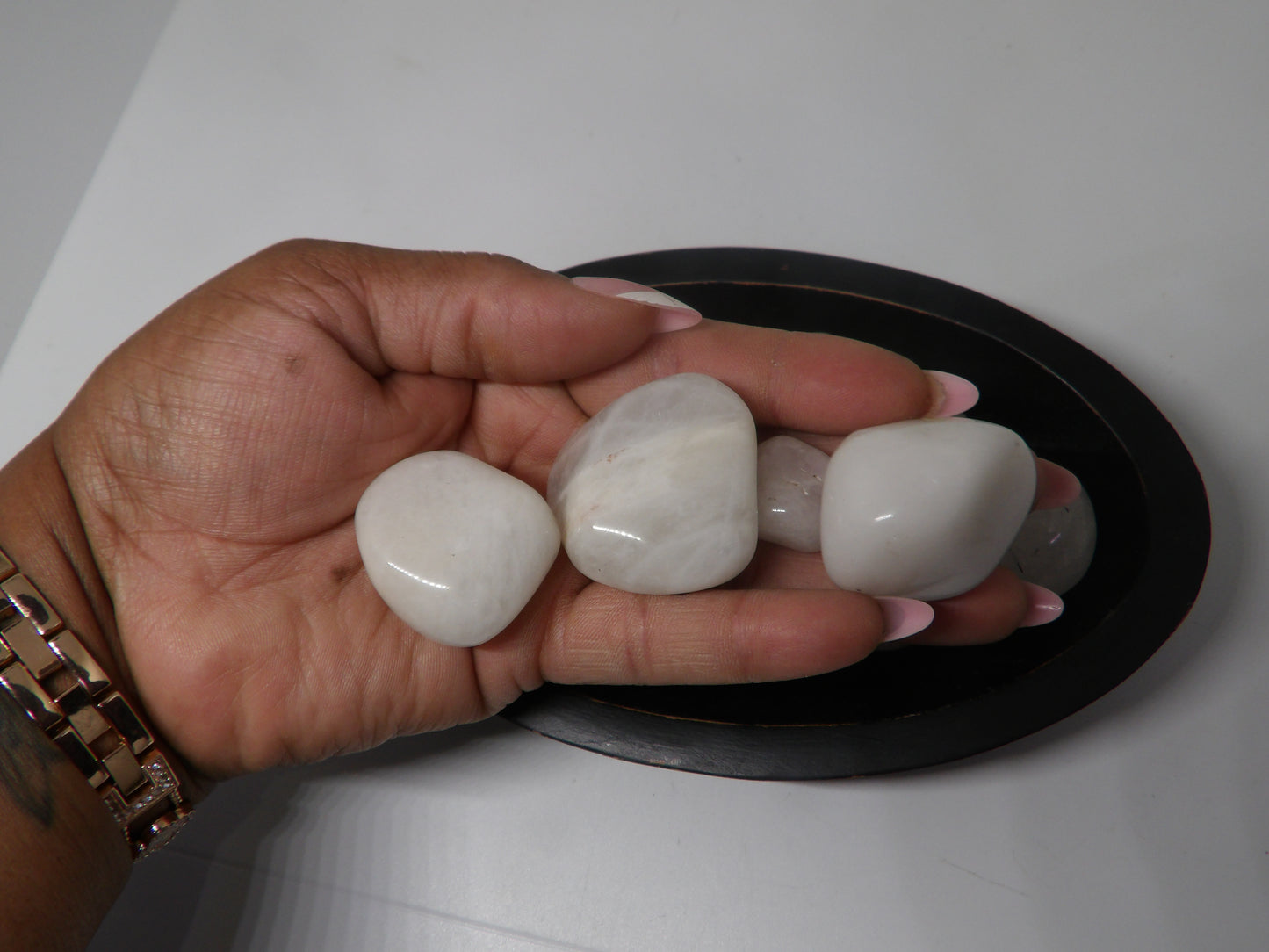 Tumbled Milky Quartz