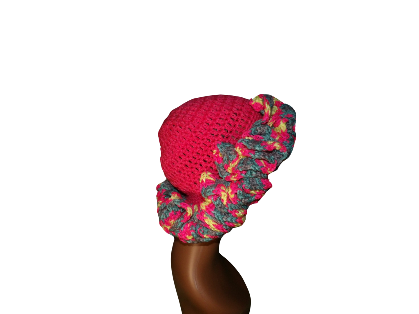 Crochet Ruffle Hat