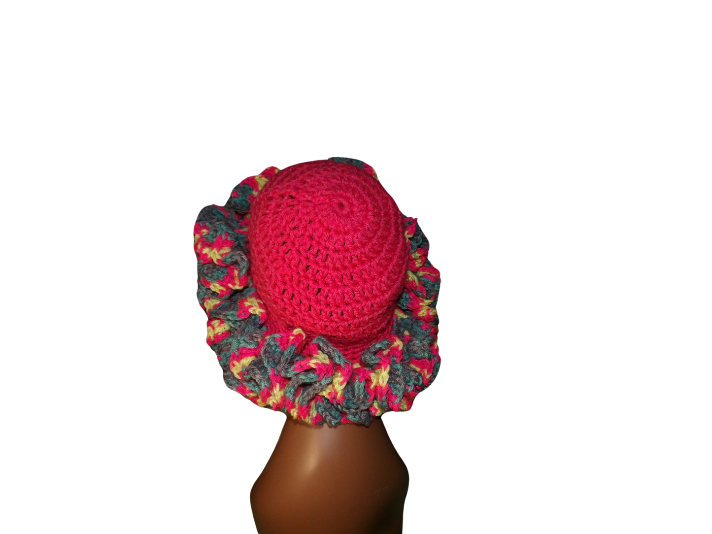 Crochet Ruffle Hat