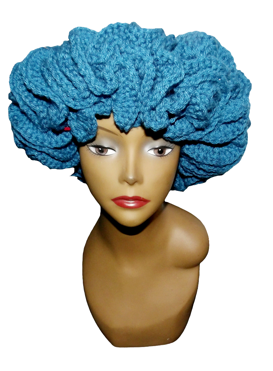 Crochet Ruffle Hat