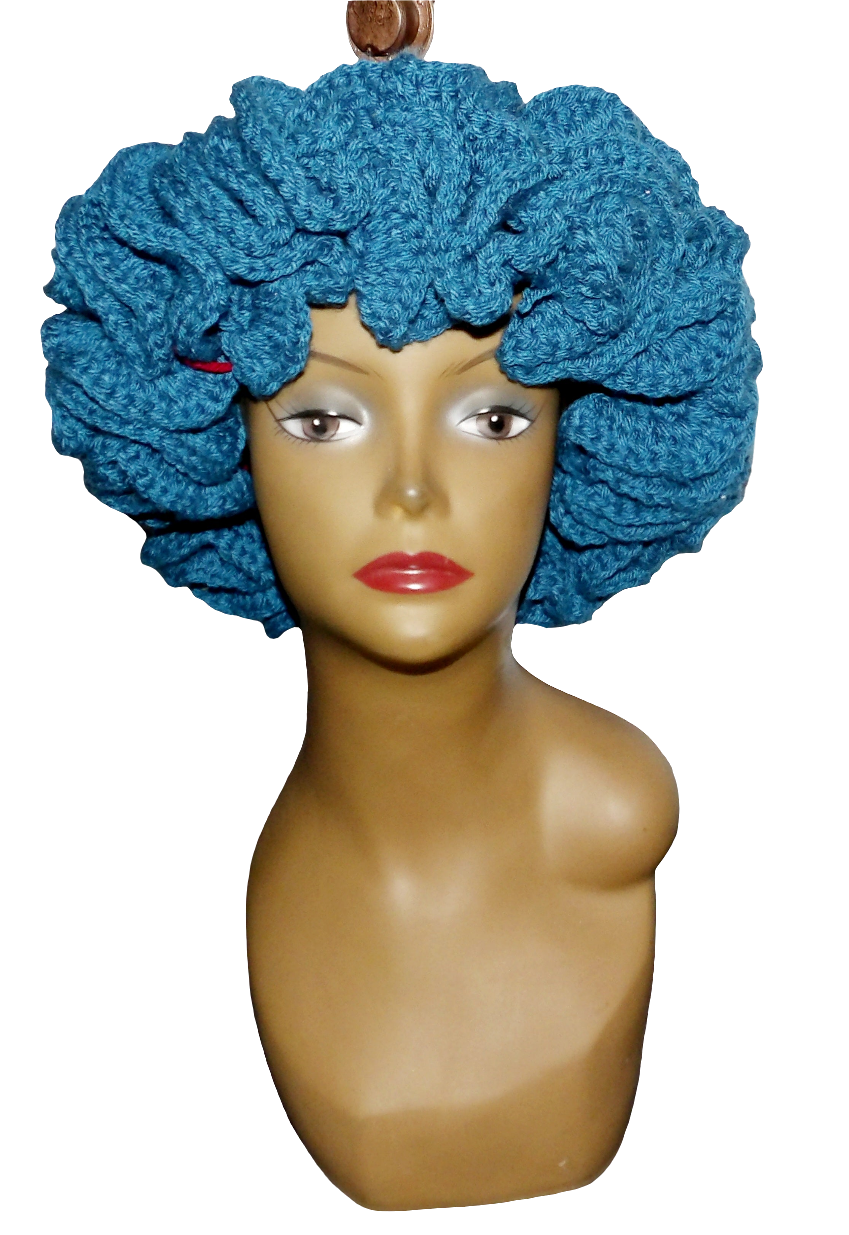 Crochet Ruffle Hat