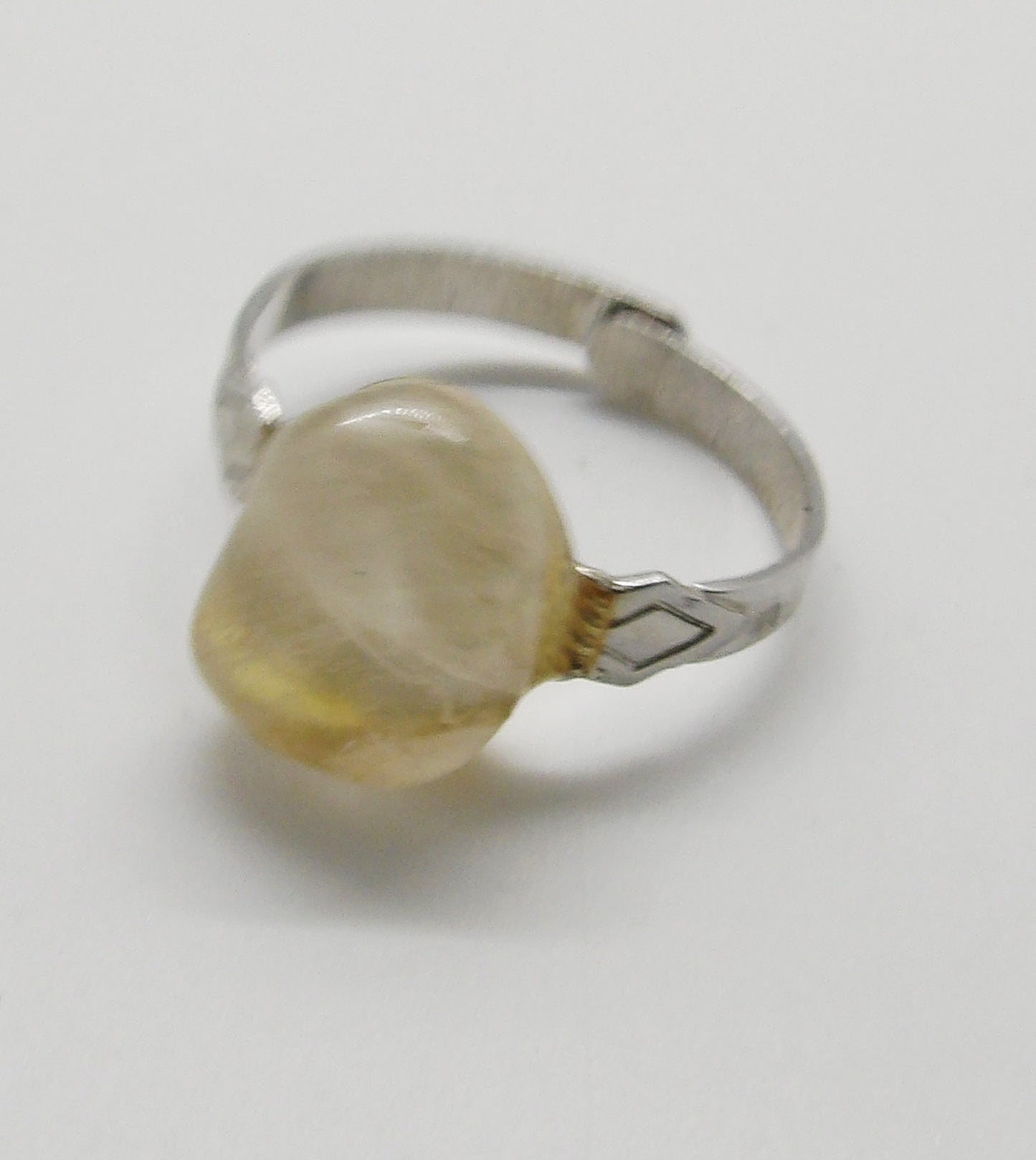 Quartz Adjustable Ring