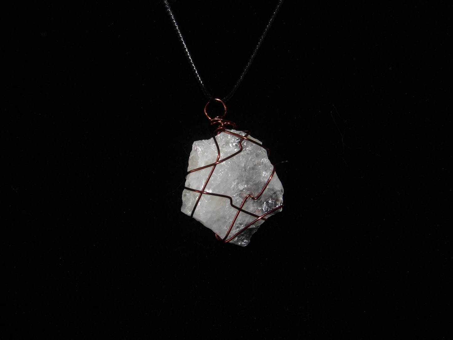 Wire Wrapped Clear Quartz