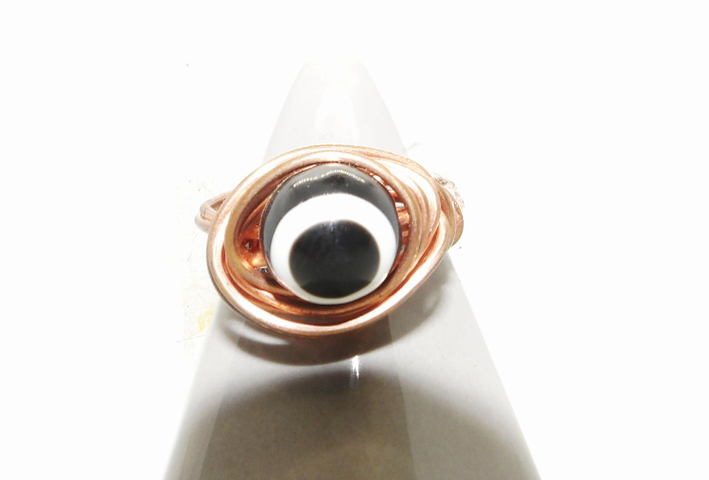 Black Evil Eye Ring