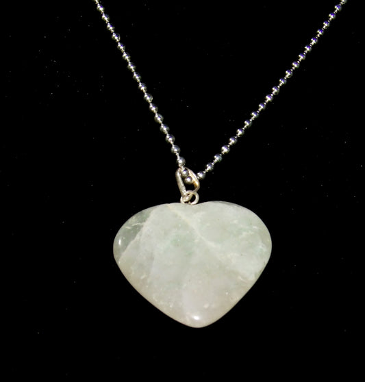 Amazonite Heart Necklace