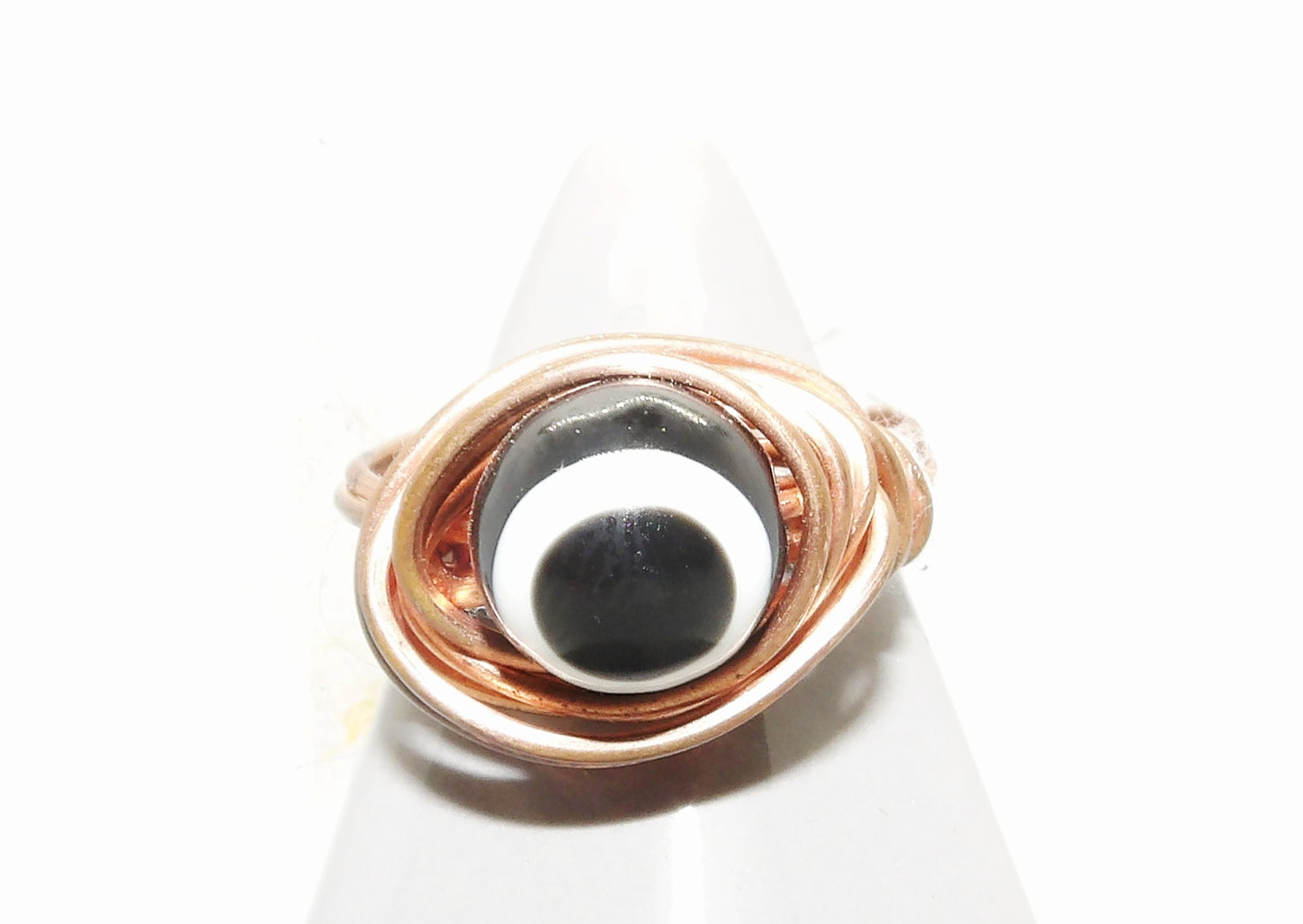 Black Evil Eye Ring