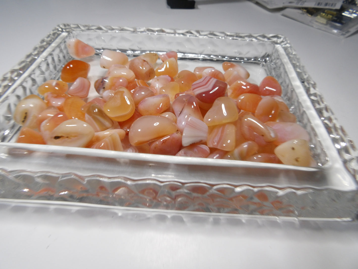 Tumbled Lt Pink Carnelian