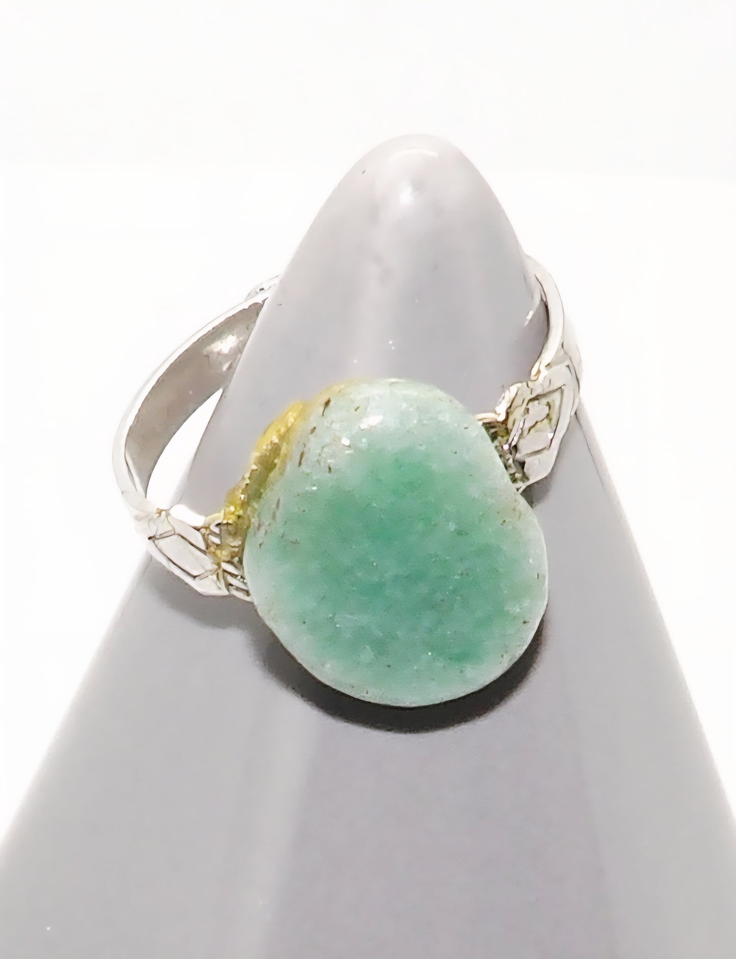 Green Aventurine Adjustable Ring