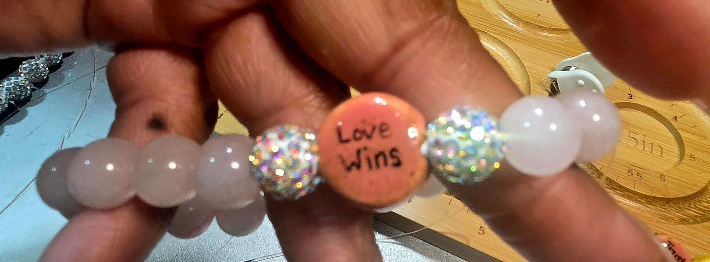 Rose Quartz "Love Wins"