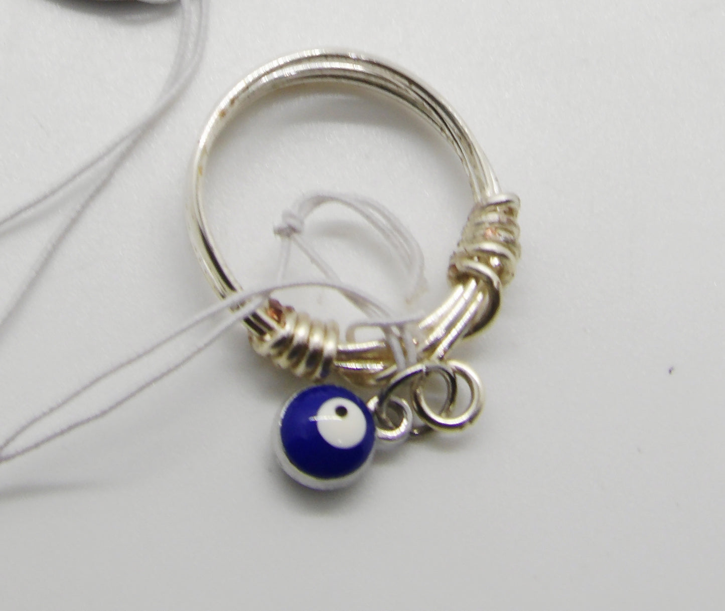 Dangle Evil Eye Ring Size 8