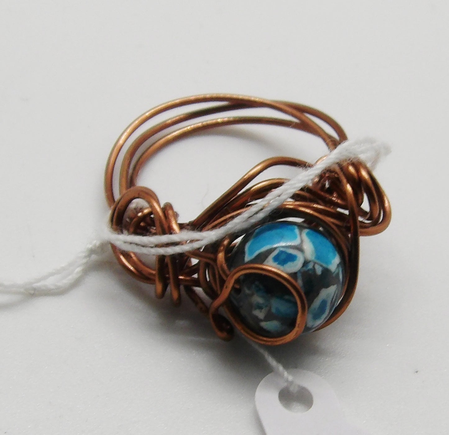 Blue Turquoise Ring Size 7
