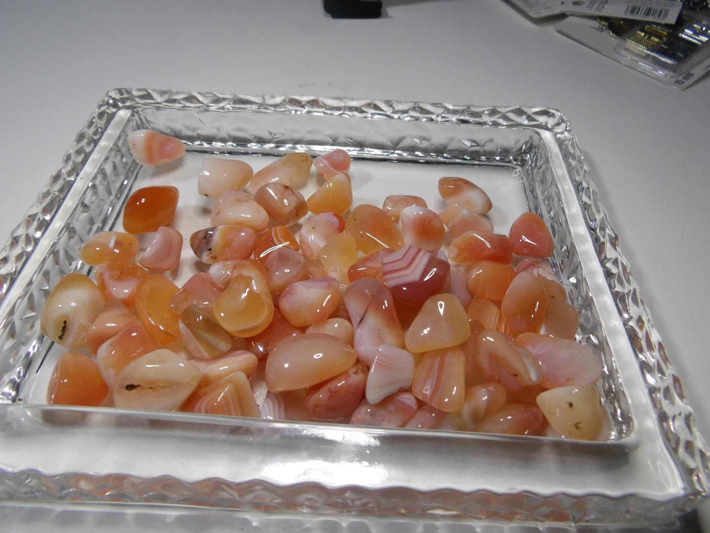 Tumbled Lt Pink Carnelian