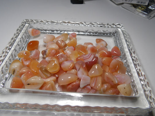 Tumbled Lt Pink Carnelian