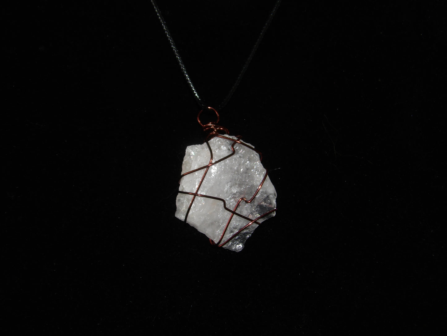 Wire Wrapped Clear Quartz