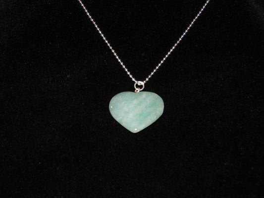 Green Aventurine Heart Pendant