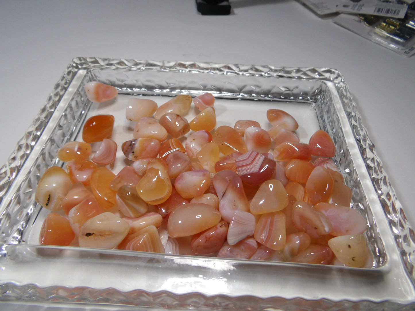 Tumbled Lt Pink Carnelian