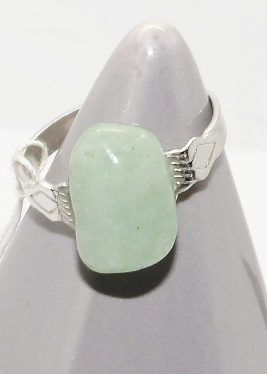 Green Aventurine Adjustable Ring