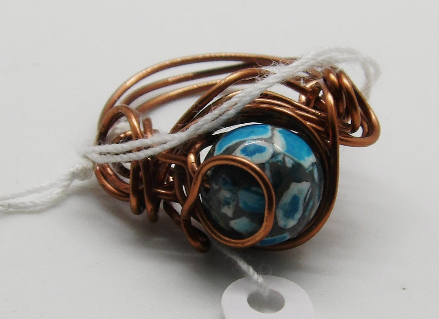 Blue Turquoise Ring Size 7