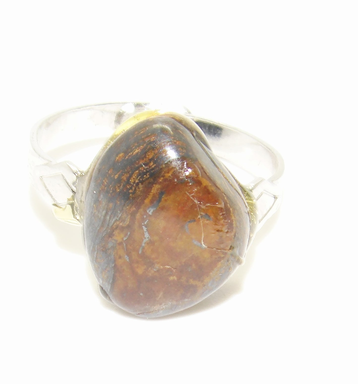 Tigers Eye Adjustable Ring