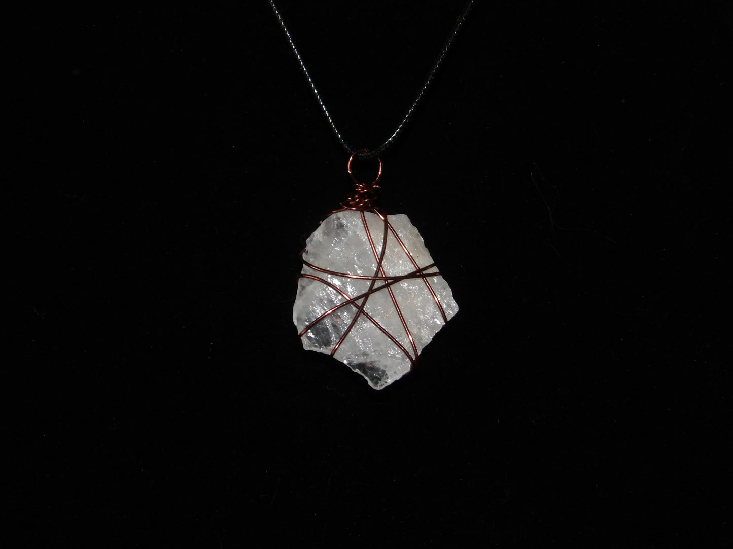 Wire Wrapped Clear Quartz