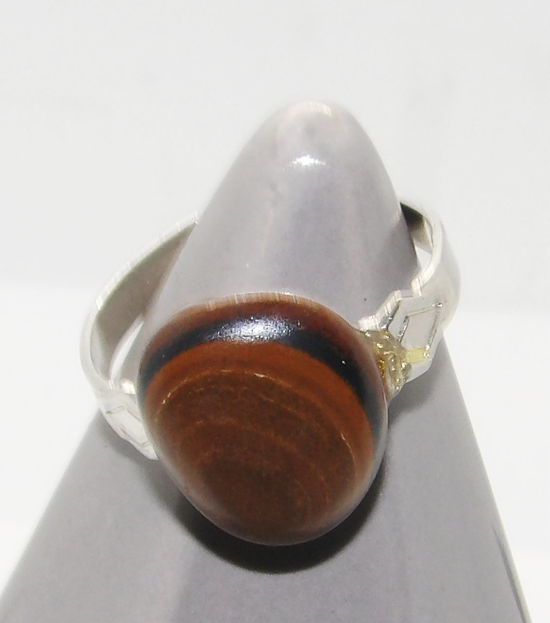 Tigers Eye Adjustable Ring