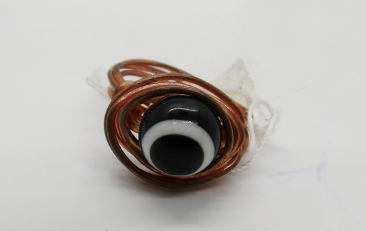 Black Evil Eye Ring