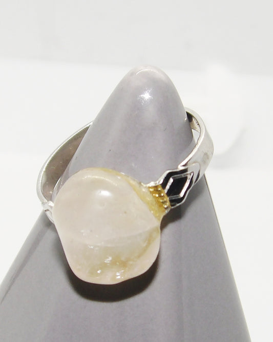 Quartz Adjustable Ring