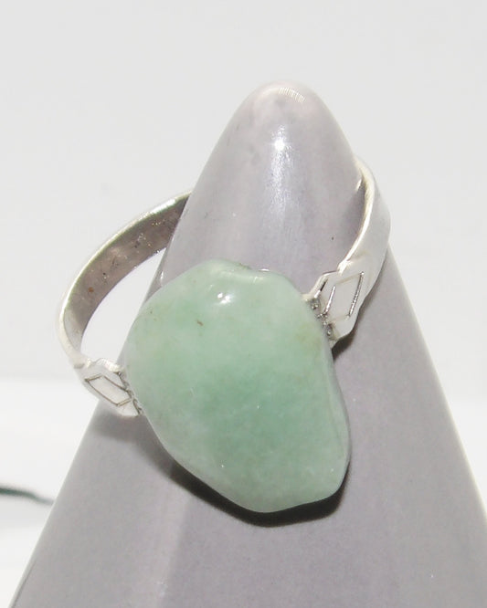 Green Aventurine Adjustable Ring