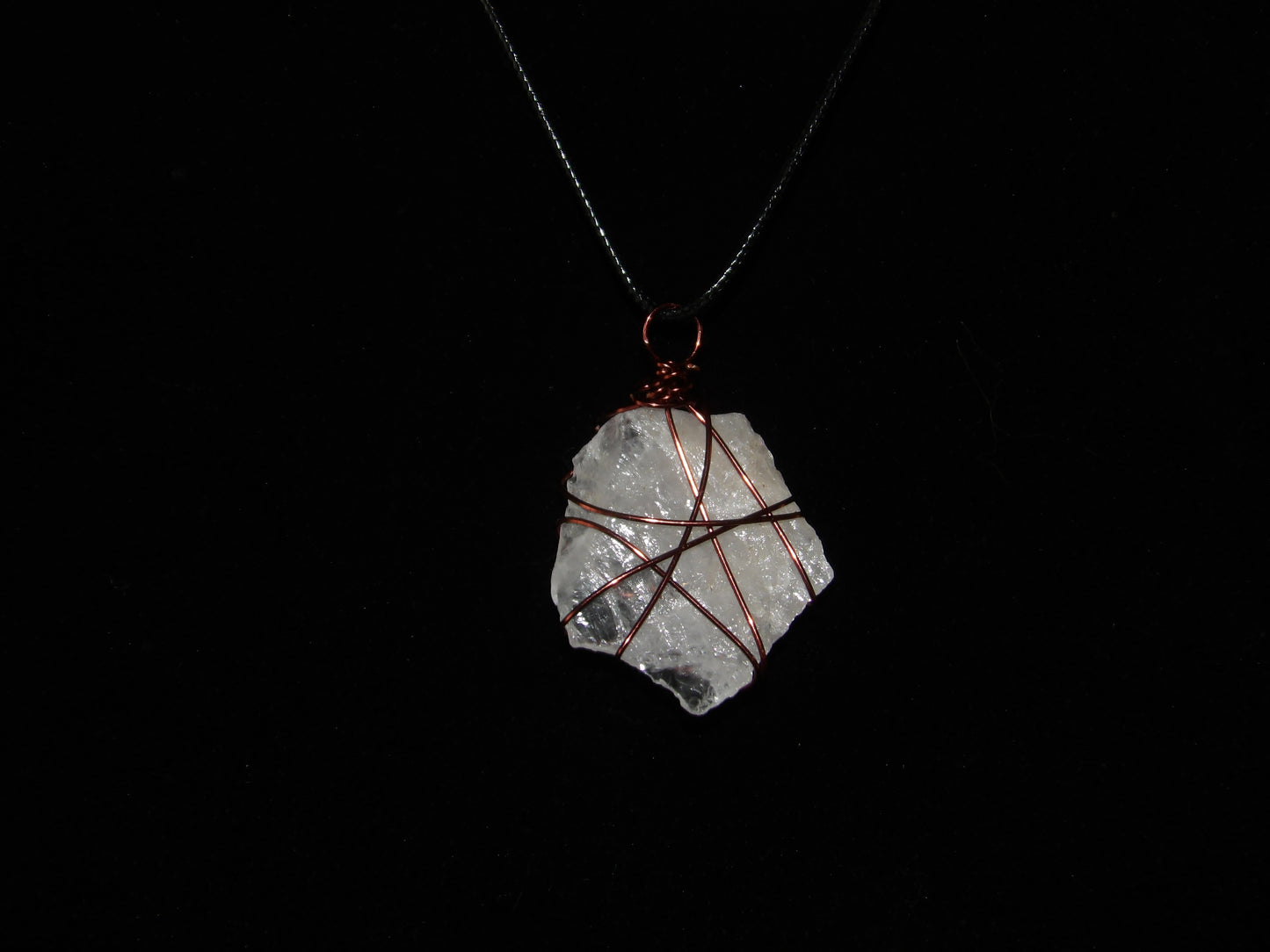 Wire Wrapped Clear Quartz