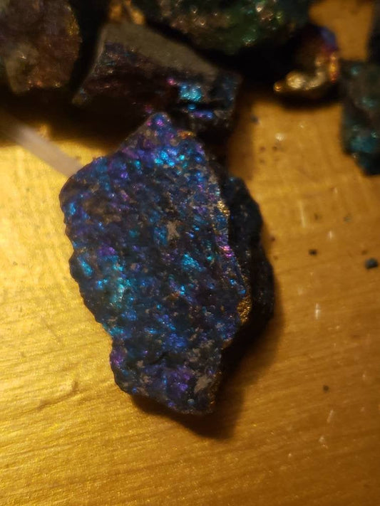 Raw/Rough Chalcopyrite (Peacock Ore) small .5 to 1" pieces