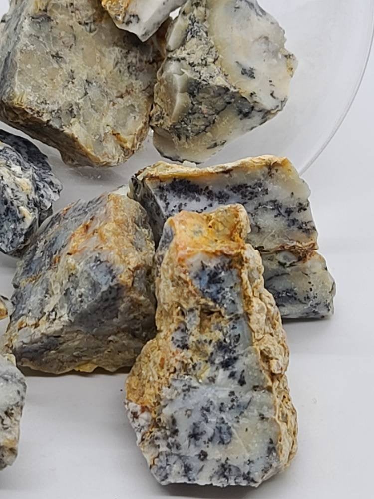 Raw Dendtritic Chalcedony