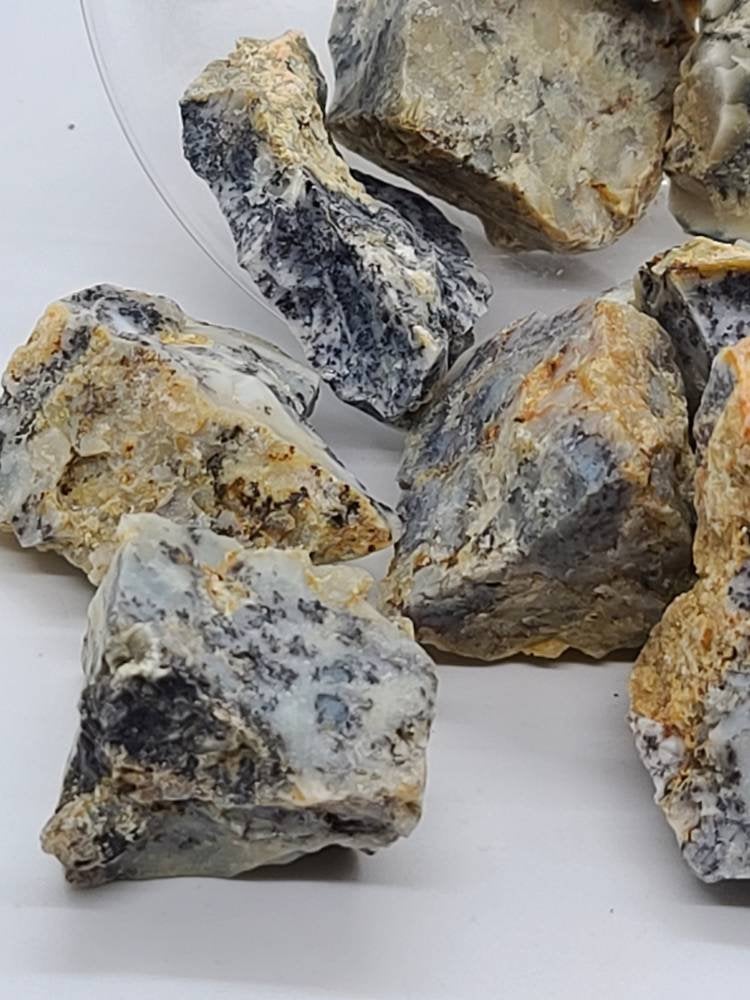 Raw Dendtritic Chalcedony