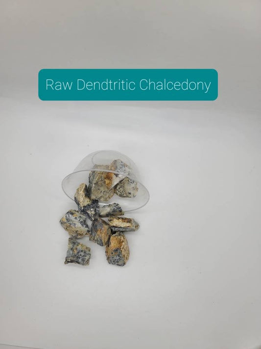 Raw Dendtritic Chalcedony