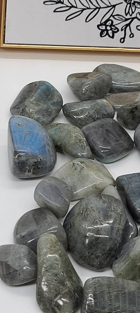 Tumbled Labradorite (approximately 1" - 1.5 ")