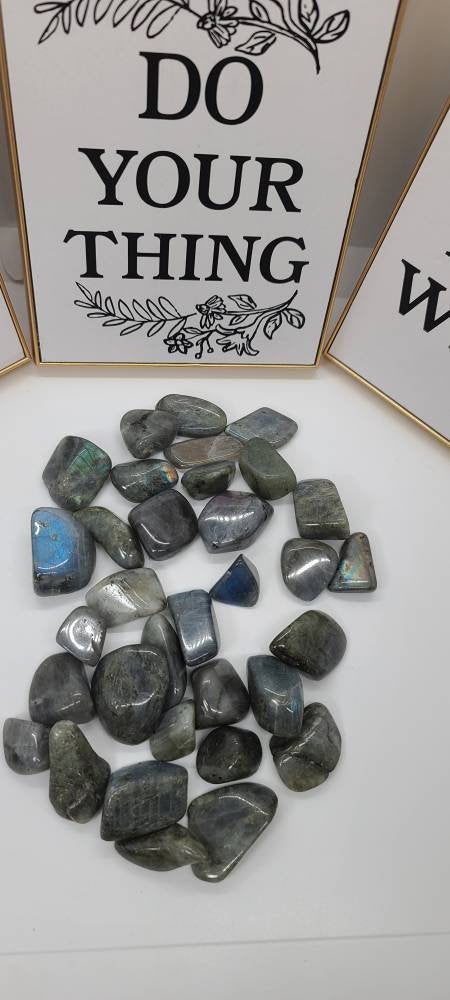 Tumbled Labradorite (approximately 1" - 1.5 ")